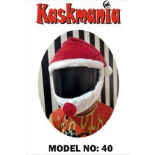 Kaskmania Peluş Kask Kılıfı Noel Baba