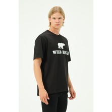 Rich Erkek T-Shirt Ayı Baskılı Bear Tişört