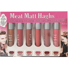 Kalıcı Matte Haghs Long Lasting Liquid Lipstick Ruj 6lı Adetli Set