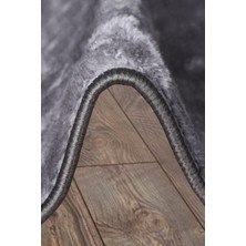 Teksev Elite Antrasit 100X150 cm Büyük Ebat Peluş Banyo Paspası Kaymaz Pufidik Banyo Halısı