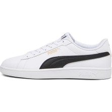 PUMA 39098711  Smash 3.0 L  White- Black- Gold