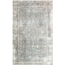 Eko Halı Fresco Fs 29 Cream Blue Yumuşak Dokulu Özel Işıltılı Yüksek Kaliteli Sık Dokuma Modern Halı