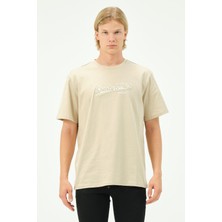 Rich Erkek Nakış Baskılı Spor Oversize Tişört Tshirt