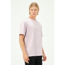 Rich Erkek Nakış Baskılı Spor Oversize Tişört Tshirt