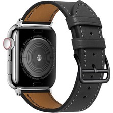 Polhammobile Polham Apple Watch 7-8 Ile Uyumlu 41MM Retro Tasarımlı Deri Kordon, Ultra Sağlam Kilitli Kayış