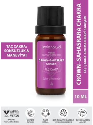 Bade Natural Taç Çakra Aromaterapi Karışımı 10 ml