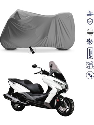 Teksin Vespa Sprint 150 Motosiklet Brandası 4 Mevsim Su Geçirmez Motor Brandası