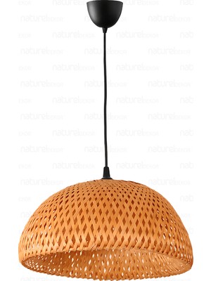 Bohem Bambu Boja Pendant Sarkıt Avize Lamba 35 cm - Iskandinav, Modern, Bohem, Rattan Aydınlatma