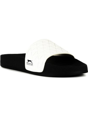 Slazenger Filanto Beyaz Unisex Deniz Plaj Terlik V2 S.Deri Üst ve Termo Poliüretan Taban ile Konforlu