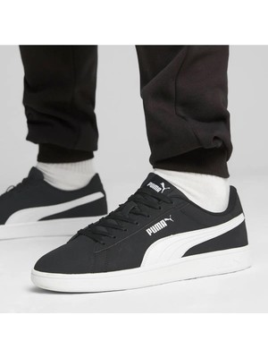 Puma Smash 3.0 Buck Siyah Beyaz Erkek Sneaker Günlük Spor Ayakkabı 392336-01 V1