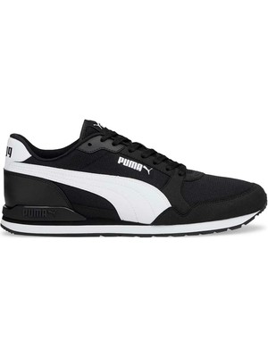 Puma St Runner V3 Siyah Beyaz Erkek Günlük Koşu Spor Ayakkabı 384640-01 V4