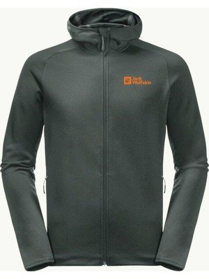 Jack Wolfskin 1710541-4161 Baiselberg Hooded Fz M Erkek Polar Ceket