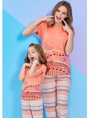 RolyPoly Yavruağzı Kısa Kollu Bayan Pijama Takımı EDY3259YA