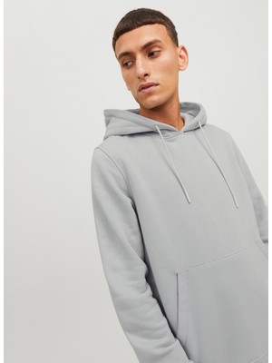 Jack & Jones Kapüşon Yaka Beyaz Erkek Sweatshırt 12242176_JCOREACT Sweat Hood