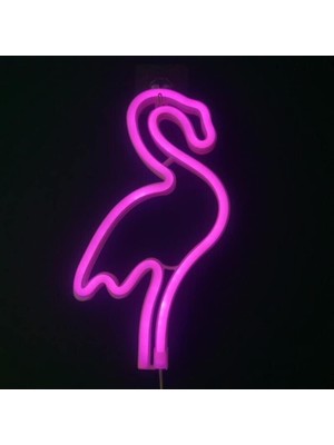 Fybang Flamingo Neon Işık LED Neon Tabela Duvar Dekoru Pil Veya USB Powered Neon Işıklar Flamingo Neon Tabelalar Çocuk Odası, Parti, Bar, Parti, Noel, Noel-Pembe Flamingo Için Yanar (Yurt Dışından)