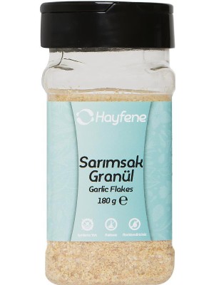 Hayfene Sarımsak Granül 180 g Katkısız Renklendiricisiz Taze Öğütülmüş Doğal Ürün