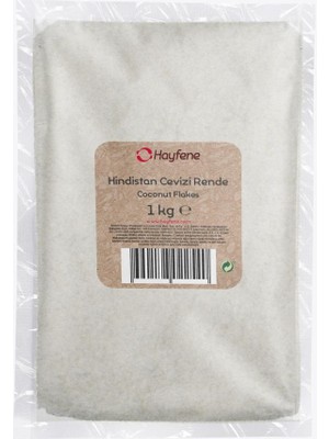 Hayfene Hindistan Cevizi Rende 1 kg Doğal ve Yüksek Lezzet