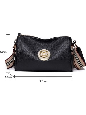 Masoffy Yeşil Moda Yumuşak Hakiki Deri Omuz Crossbody Çanta Kadın Retro Omuz Çantaları Kadın Seyahat Marka Tasarımcısı Çanta Alışveriş Paketi (Yurt Dışından)