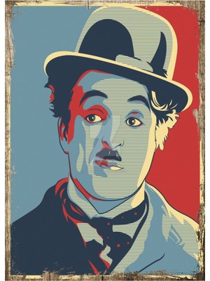 Bedeko Charlie Chaplin Mdf Tablo