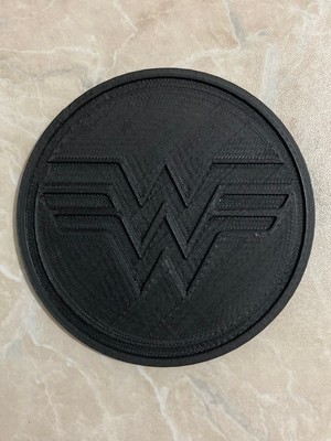 YuMuDo Wonder Woman - Dc Heroes Bardak Altlığı Seti - Organik Plastik