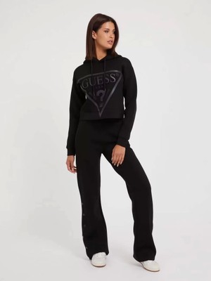 Guess New Alisa Hooded Kadın Siyah Sweatshirt