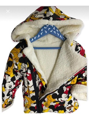 HappyKds123 ithal kumaş,kuzu peluşÇocuk Mont