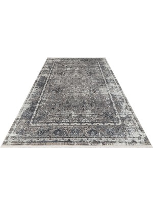 Eko Halı Fresco Fs 29 Grey Black Xw Yumuşak Dokulu Özel Işıltılı Yüksek Kaliteli Sık Dokuma Modern Halı