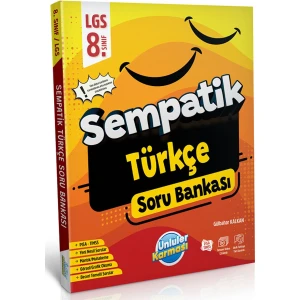 Ünlüler Yayınları Ünlüler 8. Sınıf LGS Türkçe Sempatik Soru Bankası Ünlüler Yayınları