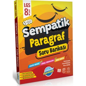 Ünlüler Yayınları Ünlüler 8. Sınıf LGS Paragraf Sempatik Soru Bankası Ünlüler Yayınları