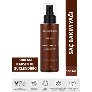 Bade Natural Yıpranmış Saçlara Özel Güçlendirici ve Besleyici %100 Doğal Saç Bakım Yağı 100 ml