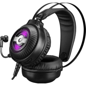 RM-K30 Thunder Pro Rainbow LED 7.1 USB Mikrofonlu Siyah Gaming Oyuncu Kulaklığı