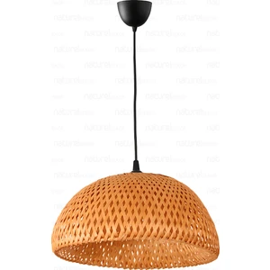 Bohem Bambu Boja Pendant Sarkıt Avize Lamba 35 cm - Iskandinav, Modern, Bohem, Rattan Aydınlatma