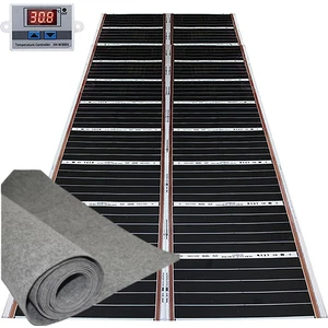 160x225cm Oxa Halı Altı Karbon Isıtıcı Film Dijital Termostatli+Keceli