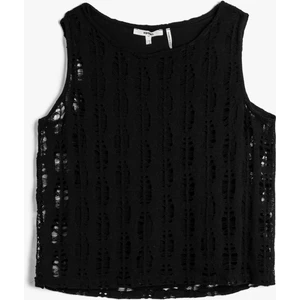 Halter Yaka Atler Ajur Detaylı