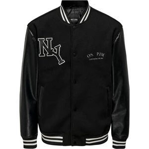 Jack & Jones Only & Sons Onsjay Varsıty 23 Jacket Otw Siyah