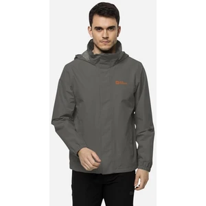 Jack Wolfskin Stormy Point 2L Gri Erkek Outdoor Ceketi 1111142-6185
