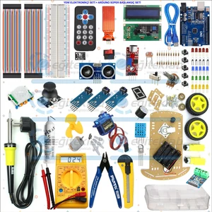 Elektronikçi Seti + Arduino Süper Başlangıç Seti