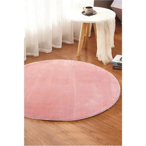 Enva Home Jel Taban Yıkanabilir Yolluk Daire Overloklu Uzun Tüylü Peluş Post Pembe