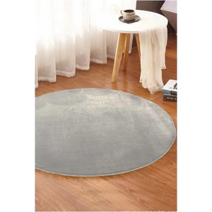 Enva Home Jel Taban Yıkanabilir Yolluk Daire Overloklu Uzun Tüylü Peluş Post Gri