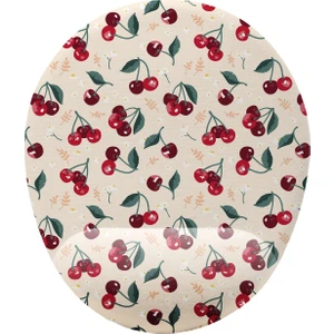 Kiraz Desenli Bilek Destekli Kaymaz Buruşmaz Kırılmaz Mouse Pad
