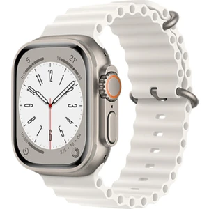 Happycase Apple Watch 45MM Ocean Kordon - Beyaz