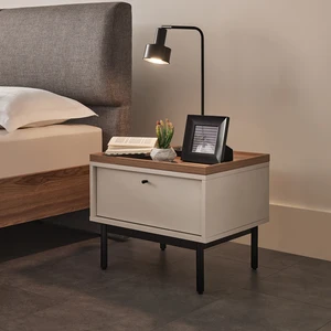 Enza Home Loreto Komodin - Kırık Beyaz