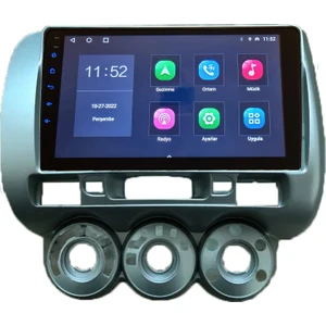 Honda 2001-2009 Jazz / 2005-2008 Cıty Manuel  Kılma Android Sürüm 13 Kablosuz Carplay Navigasyon Multimedya 9 Inç Ekran 2gb Ram 32GB Rom Hafıza