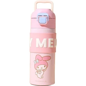 Taşınabilir El Sanrio Termos Bardak Kuromi Melody Büyük Kulaklı Köpek Karikatür Paslanmaz Çelik Termos Bardak (Yurt Dışından)