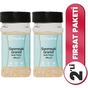 Sarımsak Granül 180 g Baharat - 2'li Set
