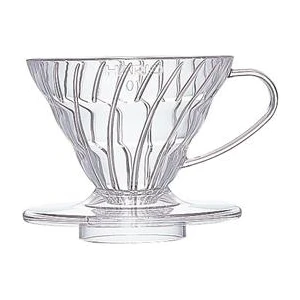 V60 02 Plastik Dripper Şeffaf