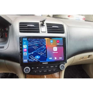 Honda 2003-2008 Accord Android Sürüm 13 Kablosuz Carplay Navigasyon Multimedya 10 Inç Ekran 2gb Ram 32GB Rom Hafıza