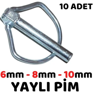 Yaylı Pim Traktör Pimi (10 Adet) (530007723) 8mm