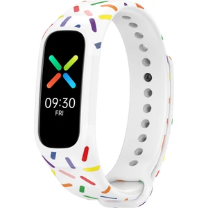 Oppo Band Entegre Silikon Kayış Izleme Kasası Renkli Benekli Bilek Bandı (Yurt Dışından)