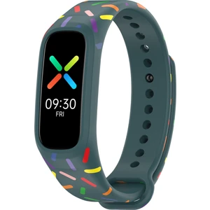 Oppo Band Entegre Silikon Kayış Izleme Kasası Renkli Benekli Bilek Bandı (Yurt Dışından)